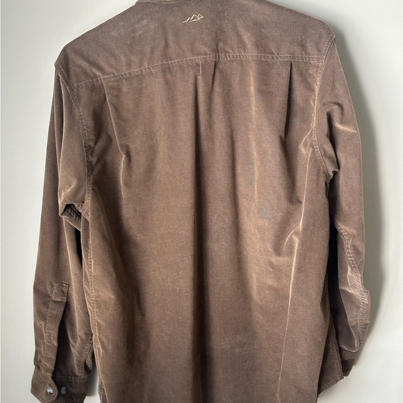 Columbia Men’s Button Down Brown Long Sleeve Shirt Size Small - Picture 4 of 4